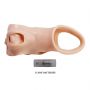 Realistyczna wibrująca nakładka na penisa Pretty Love 22 cm - 10