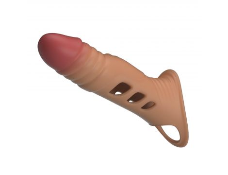 Nakładka na penisa z wibracją Pretty Love 22 cm - 7