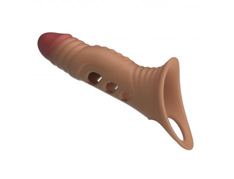 Nakładka na penisa z wibracją Pretty Love 22 cm - 5