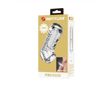 Pretty Love Penis Sleeve – Clear Long - 7