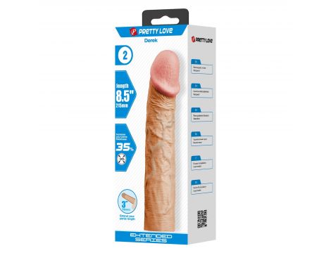Przedłużka Derek Pretty Love TPR wodoodporna 8.5" - 12