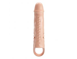 Pretty Love - Rękaw na penisa TPE z 3 zdejmowanymi extenderami 2,5 cm