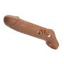 Nakładka na penisa Pretty Love realistyczna 12 wibracji USB - 4
