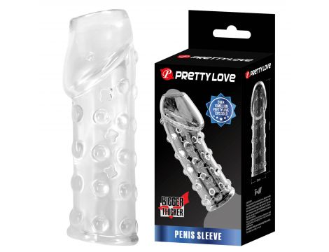 PRETTY LOVE Penis Sleeve, TPR, Waterproof - 2