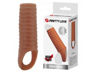 Nakładka przelotowa na penisa Pretty Love Hartman wodoodporna TPE