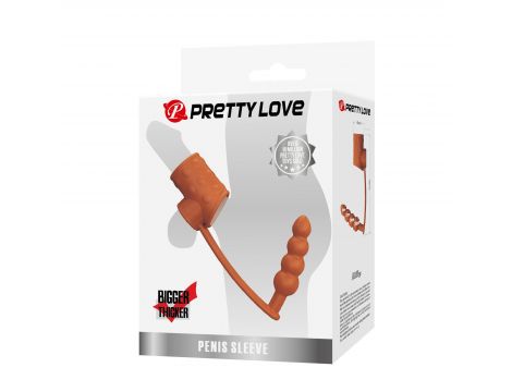 Korek analny z pierścieniem Pretty Love Rilley TPE wodoodporny - 7