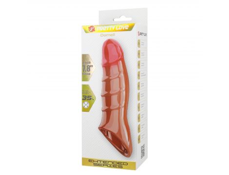 Ultrarealistyczna przedłużka na penisa Pretty Love Damell Brown - 10