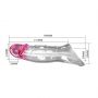 Przedłużka TPE Pretty Love Damell różowa 19,8 cm - 11