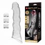 Przedłużka na penisa Pretty Love z modułami transparentna 28 cm - 6