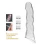 Przedłużka na penisa Pretty Love z modułami transparentna 28 cm - 5