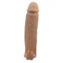 Przedłużka na penisa Pretty Love Xerxes wibrująca cielista 22 cm - 3