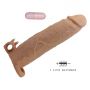 Przedłużka na penisa Pretty Love Xerxes wibrująca cielista 22 cm - 6