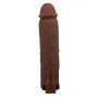 Wibrująca przedłużka na penisa Pretty Love Xerxes 22 cm ciemnobrązowa - 3