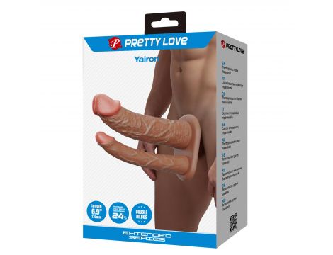 Przedłużka na penisa Pretty Love Yairon realistyczna wodoodporna TPR - 7