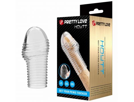 Przedłużka na penisa Pretty Love Hoytt transparentna - 2