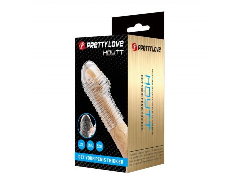 Przedłużka na penisa Pretty Love Hoytt transparentna - 6