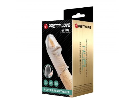 Przedłużka na penisa Pretty Love Huel transparentna - 6