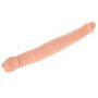 Podwójne dildo Baile TPR cieliste 37 cm - 5