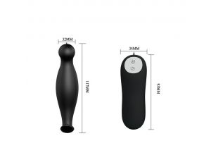 Korek analny wibrujący Pretty Love silikonowy 12 trybów 11.7 cm