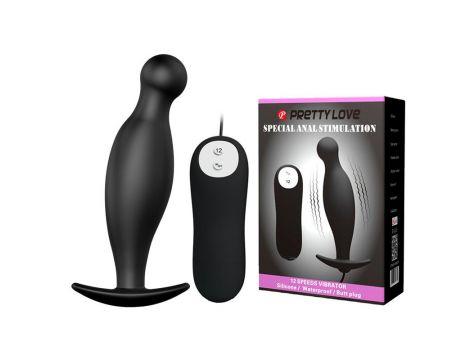 Korek analny wibrujący Pretty Love silikonowy 12 trybów 11.7 cm - 8