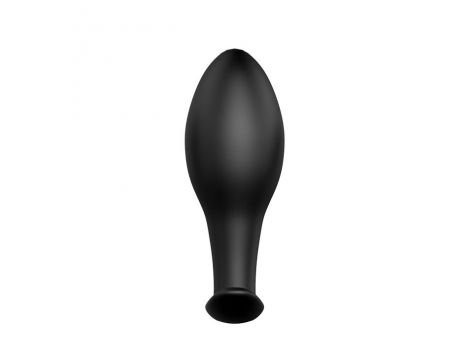 Korek analny wibrujący Pretty Love silikonowy czarny 12 trybów 8,5 cm - 2