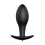 Korek analny wibrujący Pretty Love silikonowy czarny 12 trybów 8,5 cm - 2