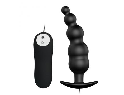 Plug analny wibrujący Pretty Love silikonowy pilot 12 trybów 11,8 cm - 3