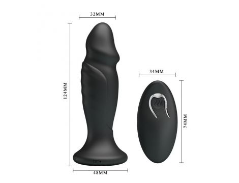 MR PLAY - POWERFULL VIBRATING Anal Plug - 5