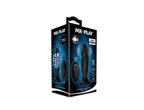 MR PLAY - POWERFULL VIBRATING Anal Plug - 6