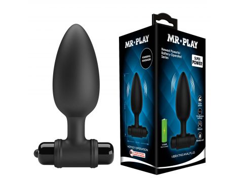 Mr. Play Vibrating Anal Plug - 2