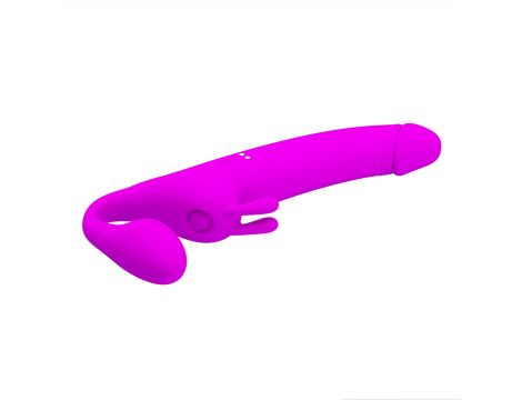Strap-on bez uprzęży wibrujący Zanini Pretty Love - 10
