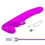 Strap-on bez uprzęży wibrujący Zanini Pretty Love - 10