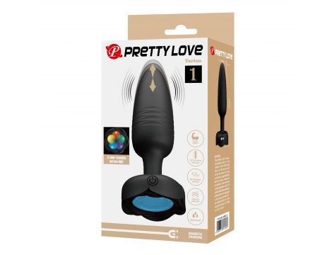 Korek analny wibrujący LED Pretty Love Tarion silikonowy 10 trybów - 2