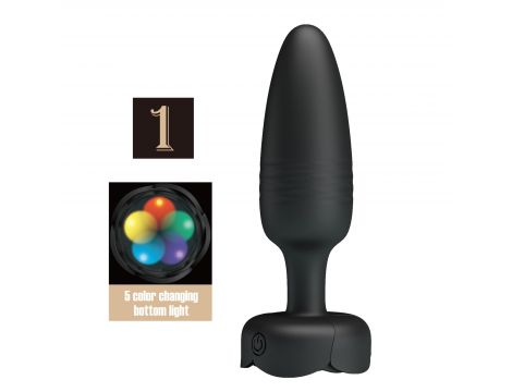 Korek analny wibrujący LED Pretty Love Tarion silikonowy 10 trybów - 3