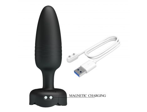 Korek analny wibrujący LED Pretty Love Tarion silikonowy 10 trybów - 5