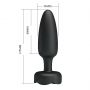 Korek analny wibrujący LED Pretty Love Tarion silikonowy 10 trybów - 7