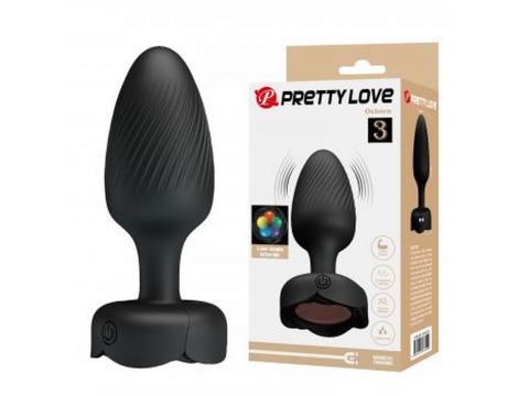 Korek analny wibrujący LED Pretty Love Osborn silikonowy - 4