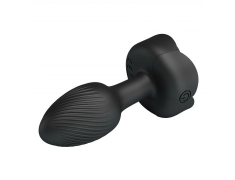 Korek analny wibrujący Pretty Love Olman silikonowy LED 10 wibracji - 5