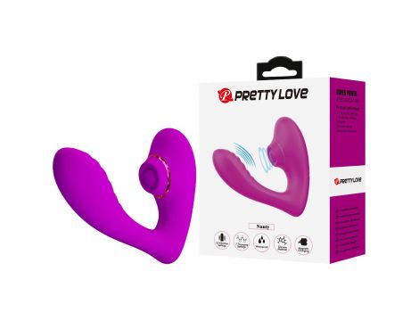 Stymulator łechtaczki Pretty Love Naty silikonowy pulsacyjny USB - 4