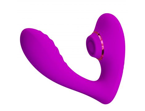 Stymulator łechtaczki Pretty Love Naty silikonowy pulsacyjny USB - 2