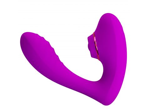Stymulator łechtaczki Pretty Love Naty silikonowy pulsacyjny USB