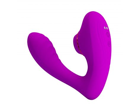 Stymulator łechtaczki Pretty Love Naty silikonowy pulsacyjny USB - 3