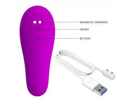 Stymulator łechtaczki Pretty Love Naty silikonowy pulsacyjny USB - 7