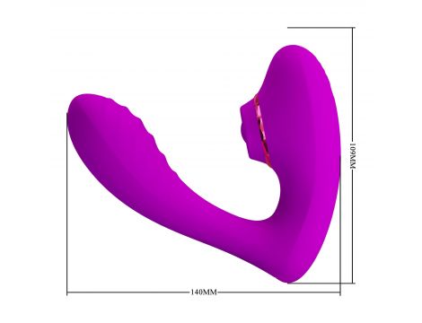 Stymulator łechtaczki Pretty Love Naty silikonowy pulsacyjny USB - 8