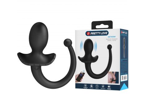 Wibrujący korek analny Pretty Love Anthony z aplikacją USB