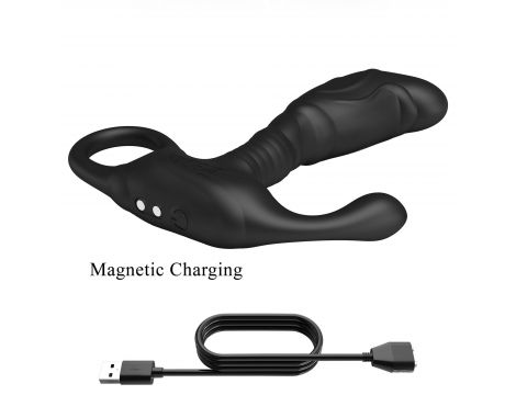 Wibrujący masażer prostaty Pretty Love Andrew z aplikacją USB - 4
