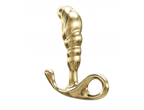 Masażer prostaty Pretty Love Jack złoty metalowy - 4