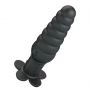 Korek analny wibrujący Pretty Love Imron czarny silikonowy - 5