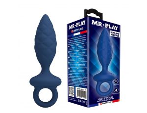 Korek analny silikonowy z pętlą Mr. Play rozmiar M.