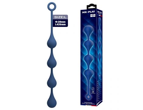 Kulki analne silikonowe wodoodporne Mr Play Waterdrop 43 cm - 3